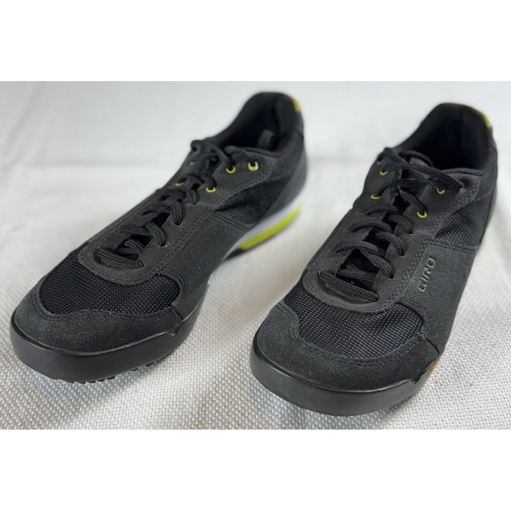 Giro Petra VR Shoes Womens Size 10 Black Vibram Sole Mountain‎ Bike SPD Clipless